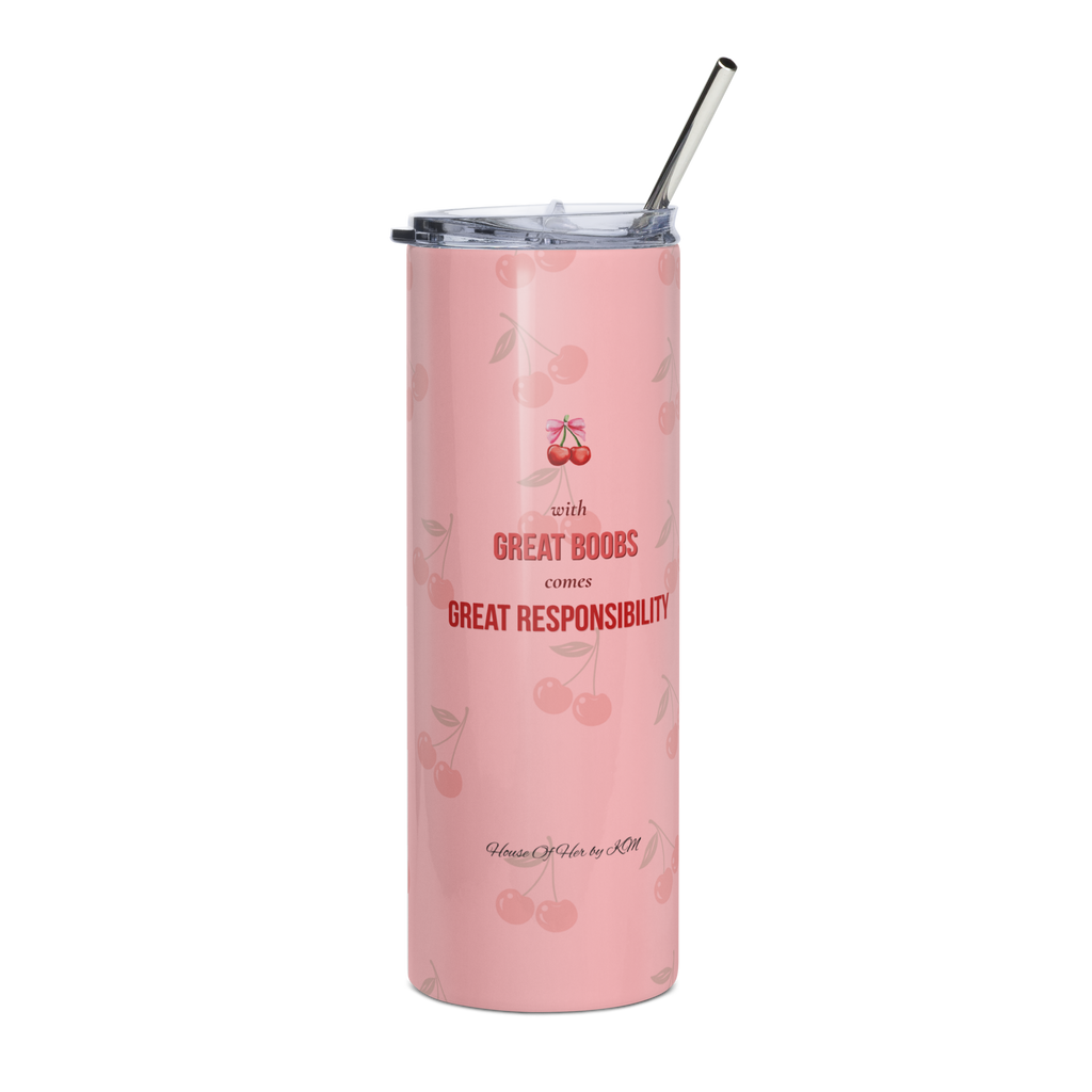 "With Great Boobs Comes Great Responsibility" Tumbler