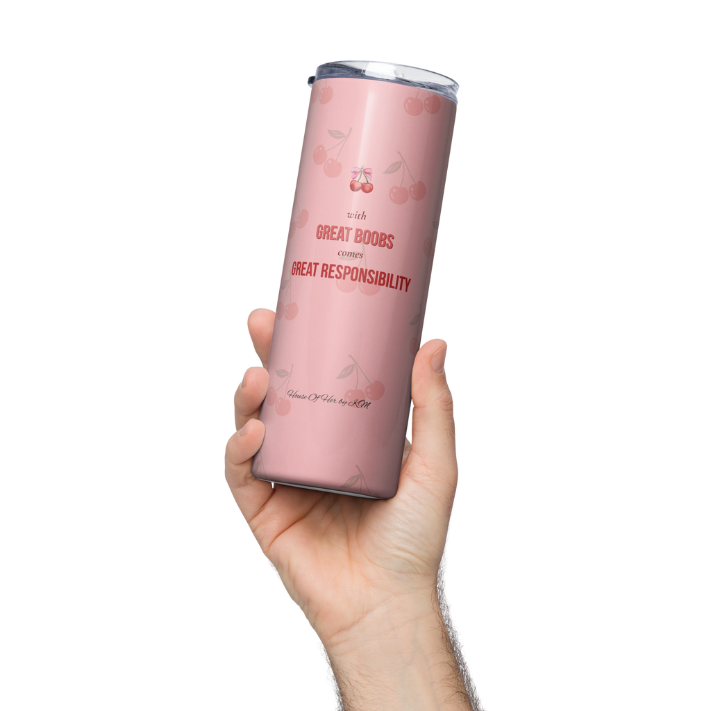 "With Great Boobs Comes Great Responsibility" Tumbler